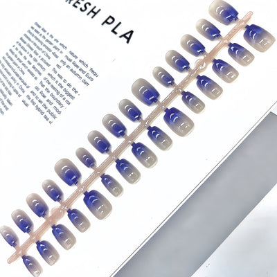 French Velvet Frosted Coffee Eye Wear Nail Green White