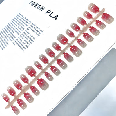 French Velvet Frosted Coffee Eye Wear Nail Green White