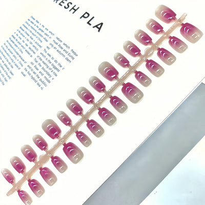 French Velvet Frosted Coffee Eye Wear Nail Green White