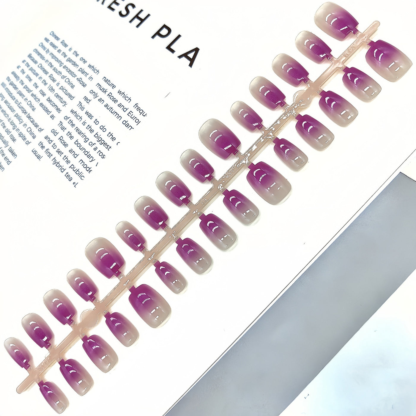 French Velvet Frosted Coffee Eye Wear Nail Green White